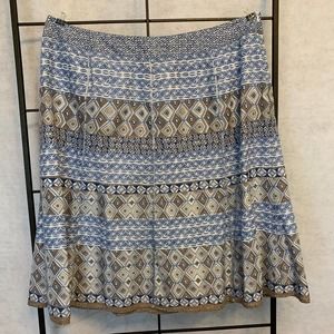 Sigrid Olsen A-line Skirt Plus Size 18W